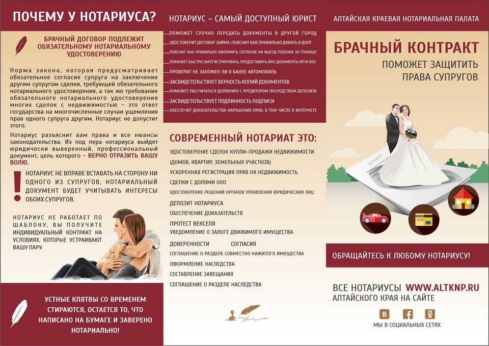 Почему нотариус может отказать в удостоверении брачного договора