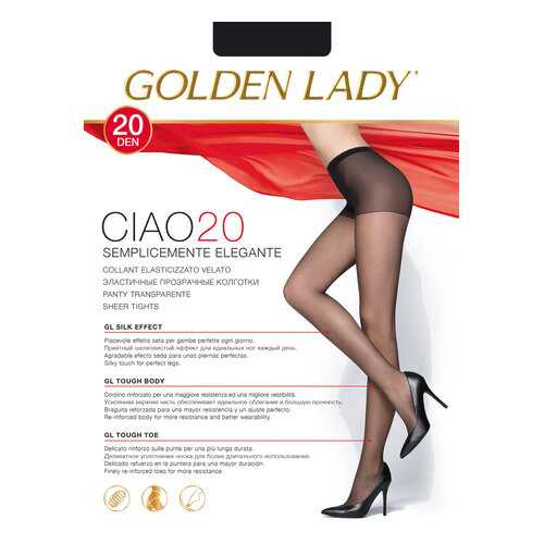 Колготки Golden Lady CIAO 20, nero, 2/S в Дефиле