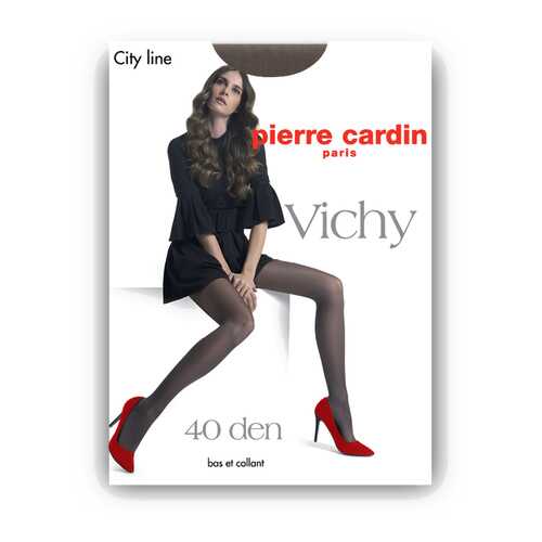 Колготки женские Pierre Cardin VICHY 40 серо-телесные 5 (XL) в Дефиле